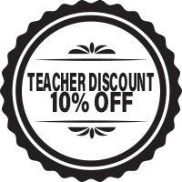 10% Teacher Discount badge